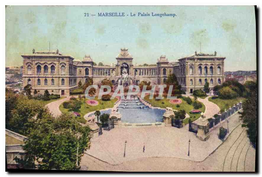 CPA Marseille Le Palais de Longchamp