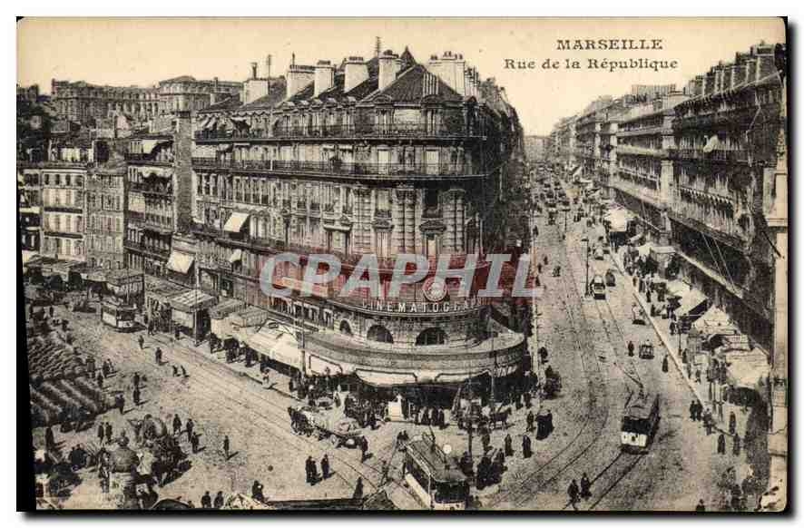 CPA Marseille Rue de la Republique