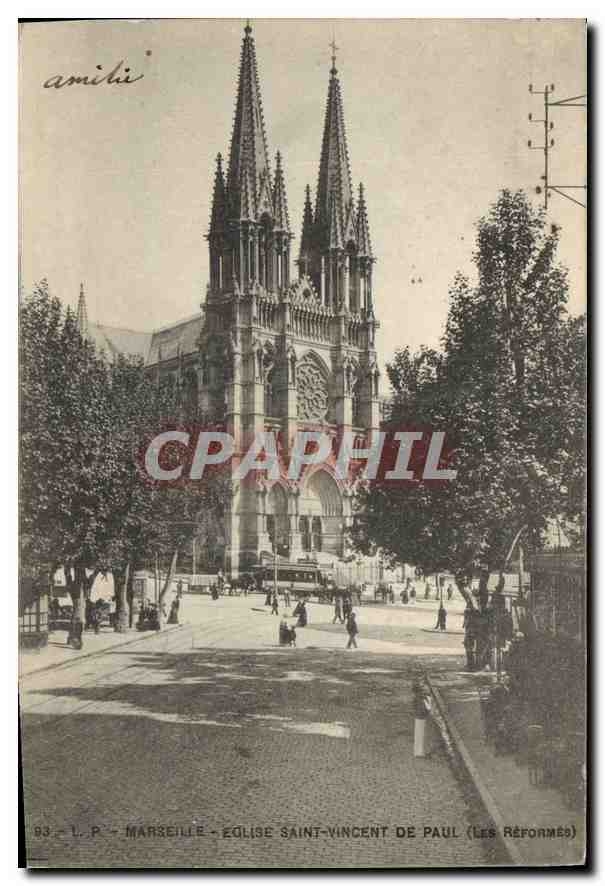 CPA Marseille Eglise Saint Vincent de Paul (Les Reformes)