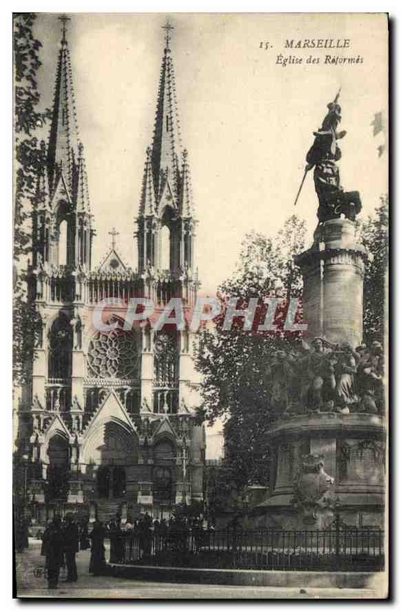 CPA Marseille Eglise des Reformes