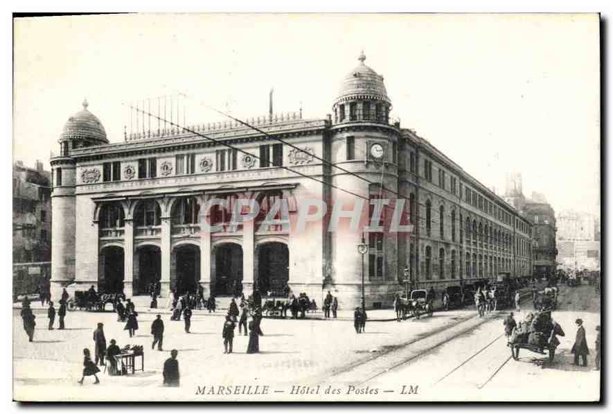 CPA Marseille Hotel des Postes