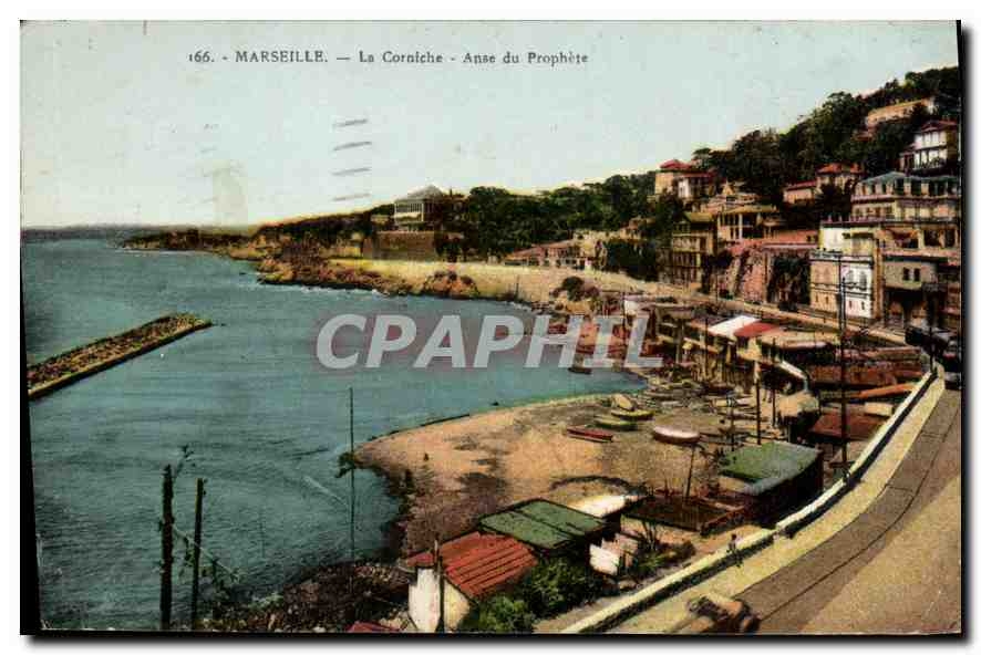 CPA Marseille La Corniche Anse du Prophete