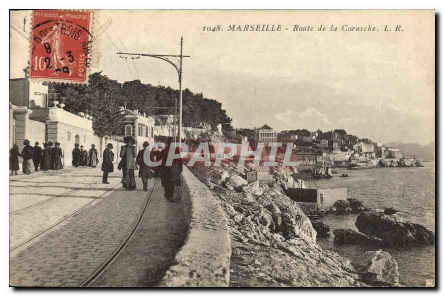CPA Marseille Route de la Corniche