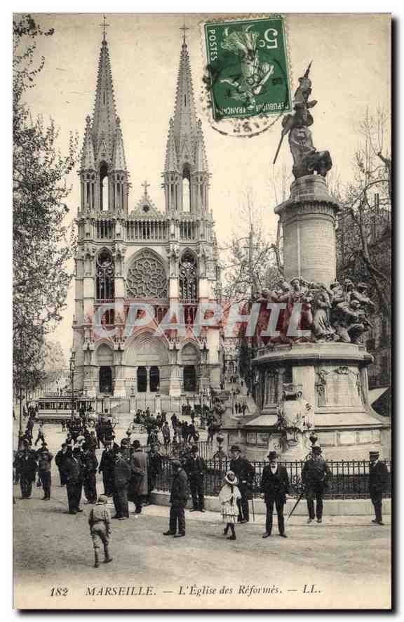 CPA Marseille Eglise des Reformes