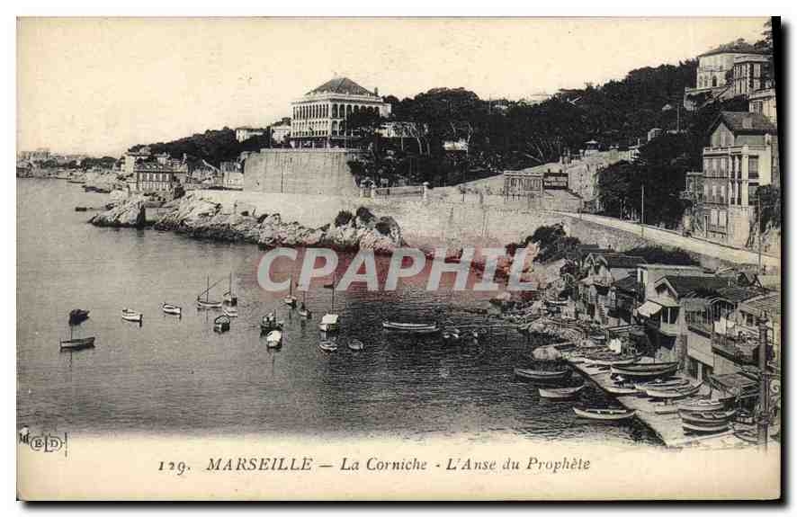 CPA Marseille La Corniche L'Anse du Prophete