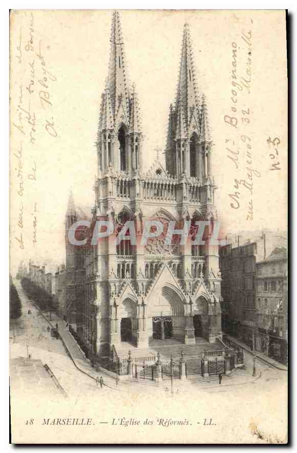 CPA Marseille Eglise des Reformes