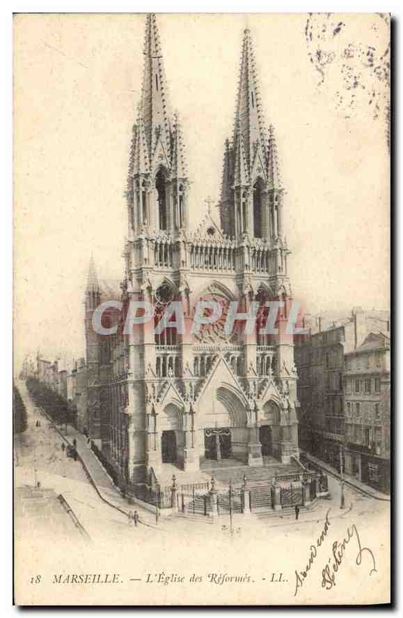 CPA Marseille Eglise des Reformes
