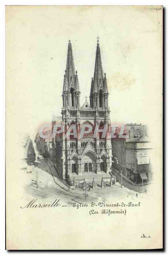 CPA Marseille Eglise St Vincent de Paul (Les Reformes)