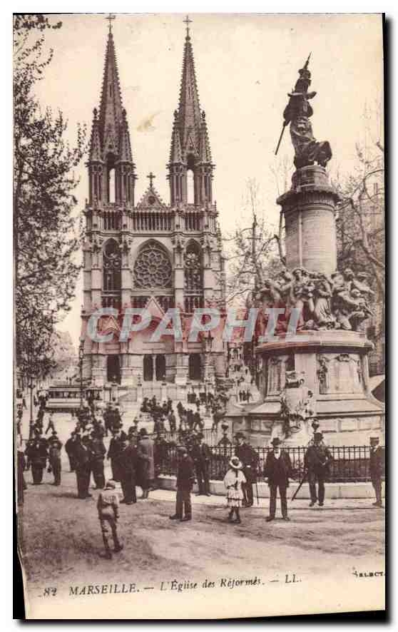 CPA Marseille l'Eglise des Reformes