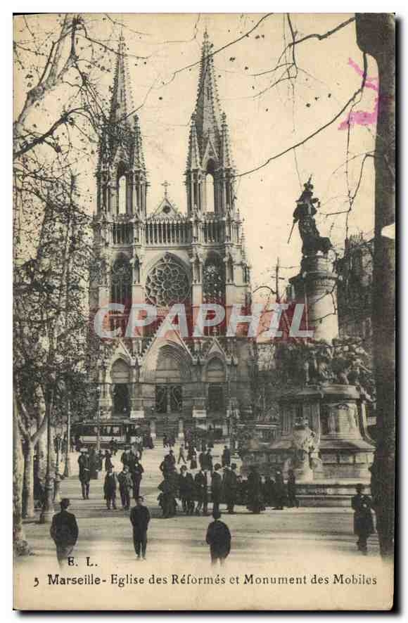 CPA Marseille Eglise des Reformes