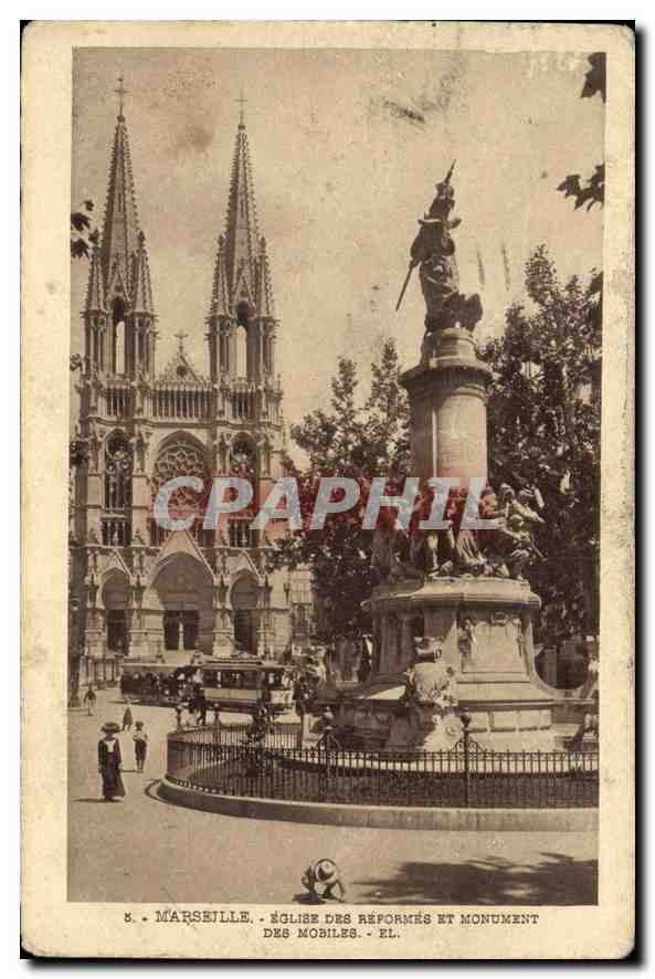 CPA Marseille Eglise St Vincent de Paul (Les Reformes)