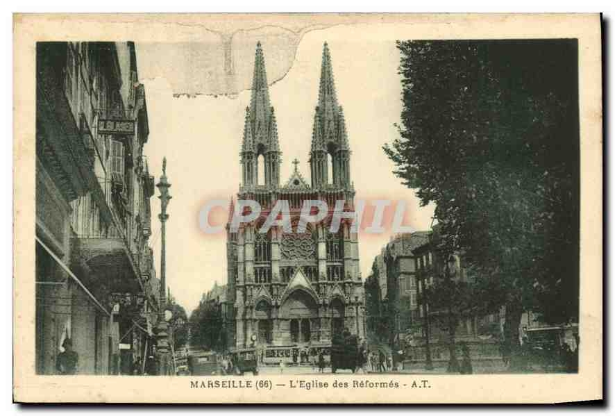 CPA Marseille Eglise des Reformes