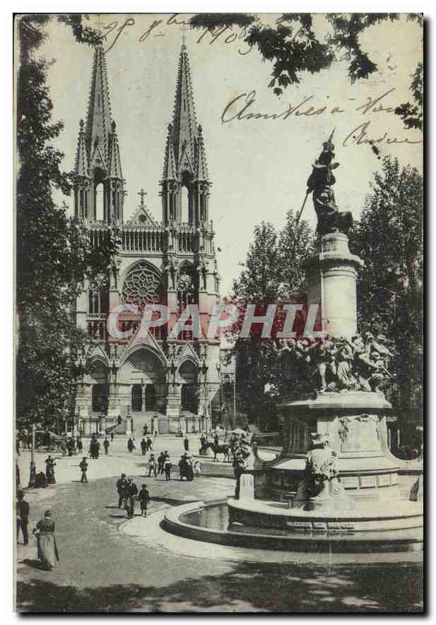 CPA Marseille Le monument des Mobiles et les reformes
