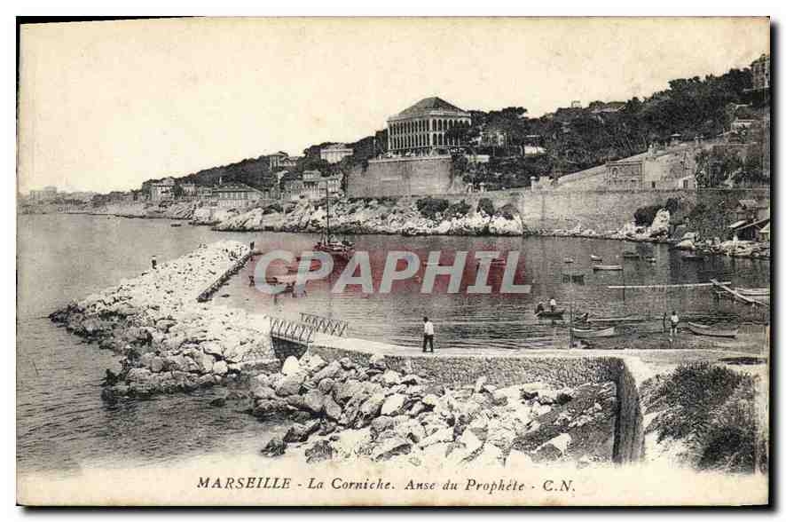 CPA Marseille La Corniche Anse du Prophete