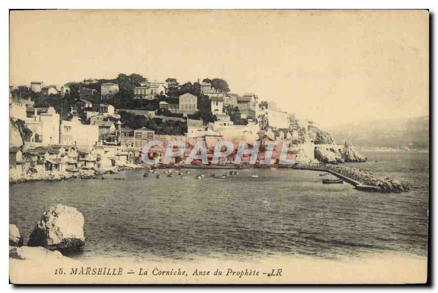 CPA Marseille La Corniche Anse du Prophete