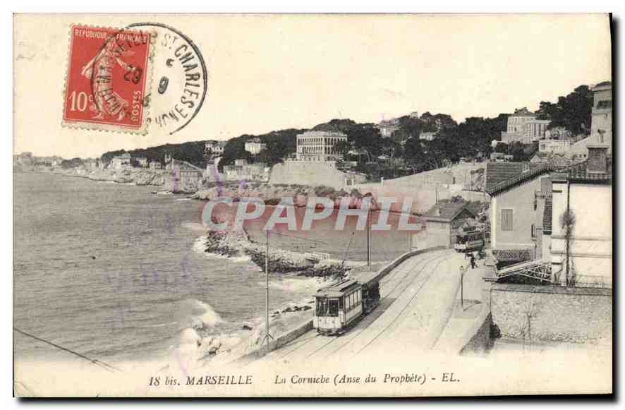 CPA Marseille La Corniche (Anse du Prophete)