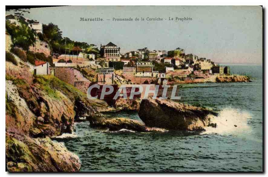 CPA Marseille Promenade de la Corniche Le Prophete