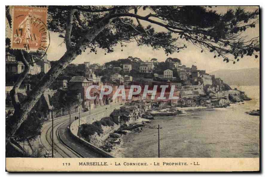 CPA Marseille La Corniche Le Prophete