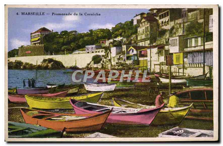CPA Marseille Promenade de la Corniche