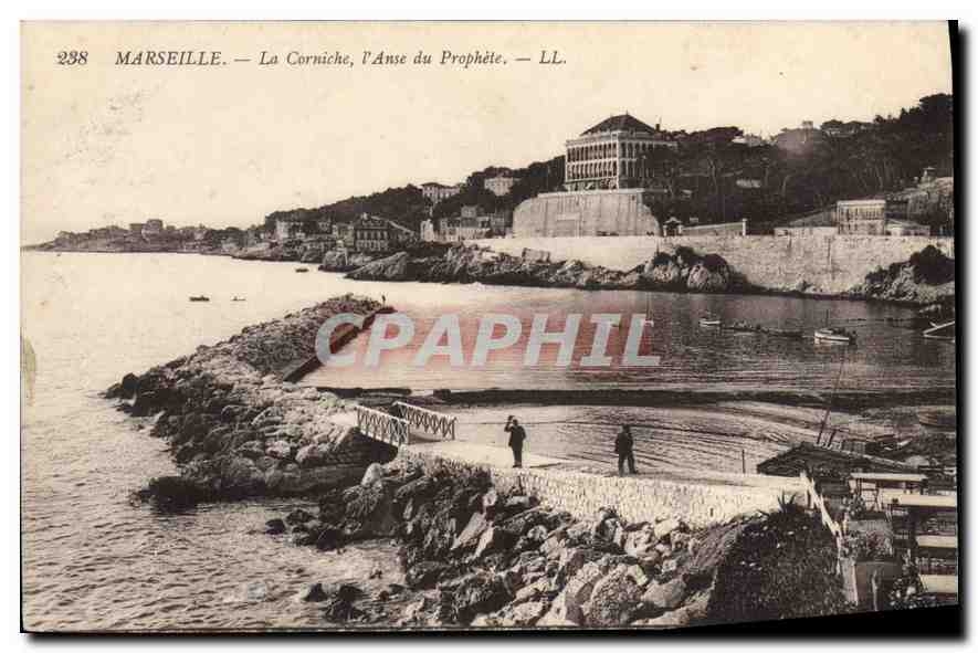 CPA Marseille La Corniche l'Ainse du Prophete