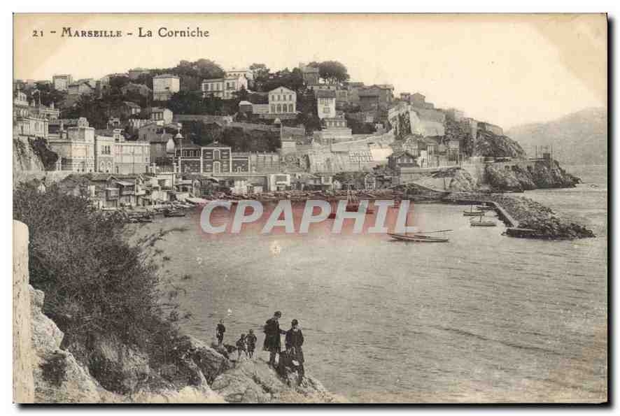 CPA Marseille La Corniche