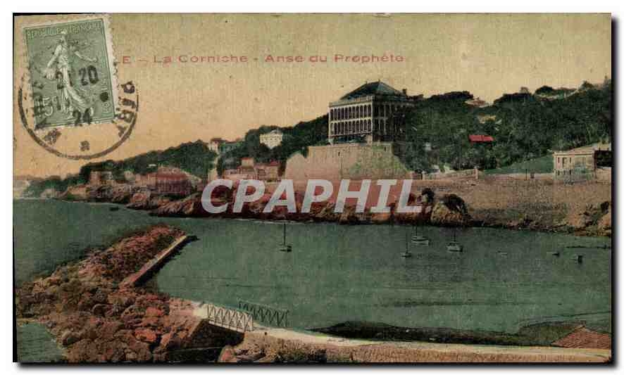 CPA Marseille La Corniche Anse du Prophete