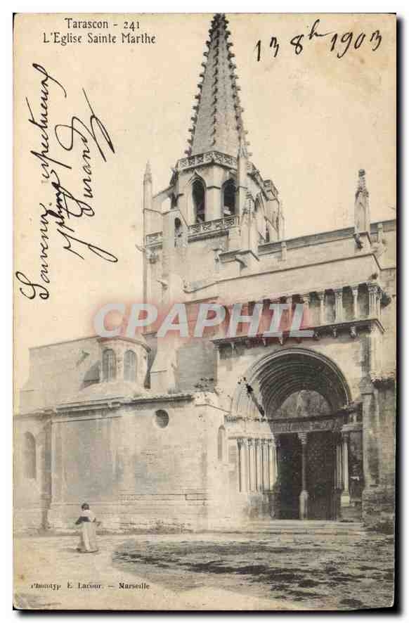 CPA Tarascon L'Eglise Sainte Marthe
