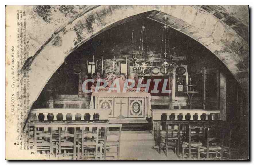 CPA Tarascon Crypte de Sainte Marthe