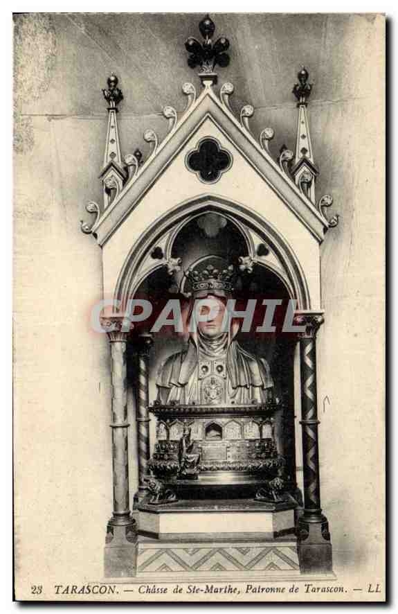 CPA Tarascon Chasse de Ste Marthe Patronne de Tarascon