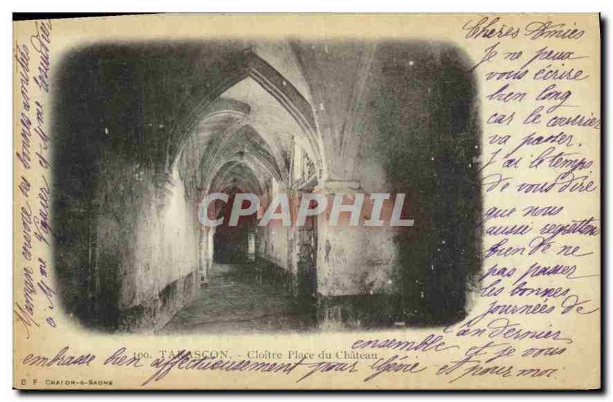 CPA Tarascon Cloitre Place du Chateau