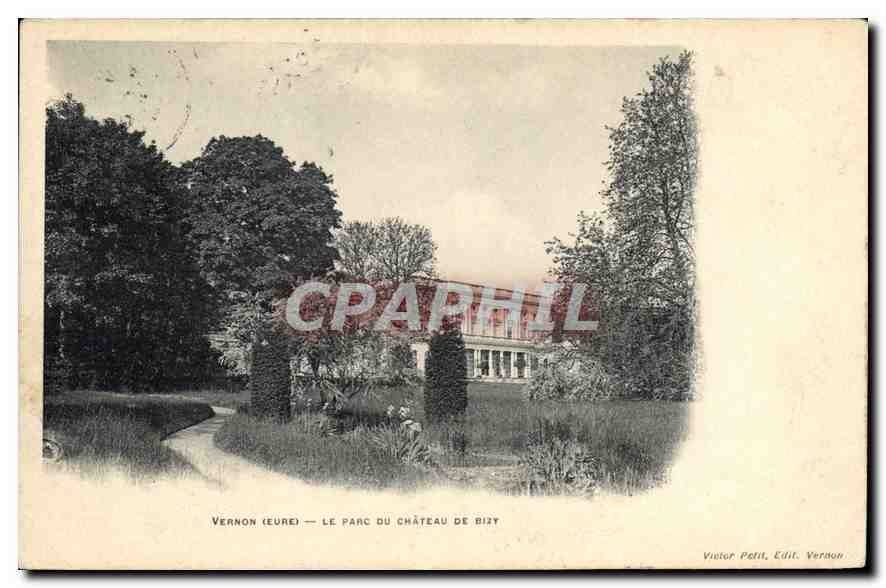 CPA Vernon (Eure) Le Parc du Chateau de Bizy