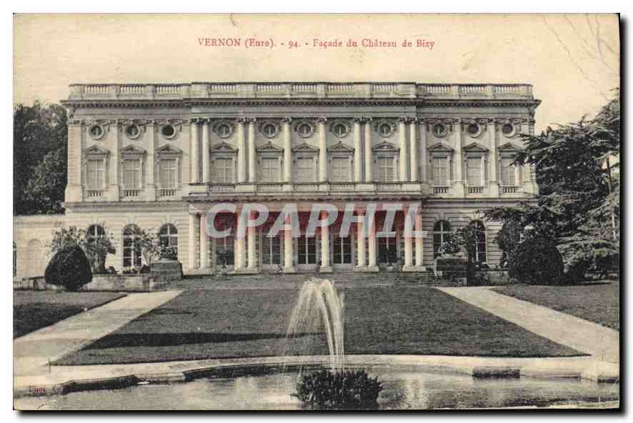 CPA Vernon (Eure) Facade du Chateau de Bizy