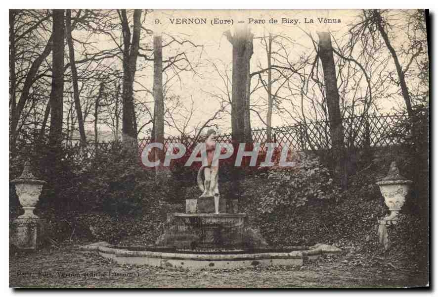 CPA Vernon (Eure) Parc de Bizy La Venua