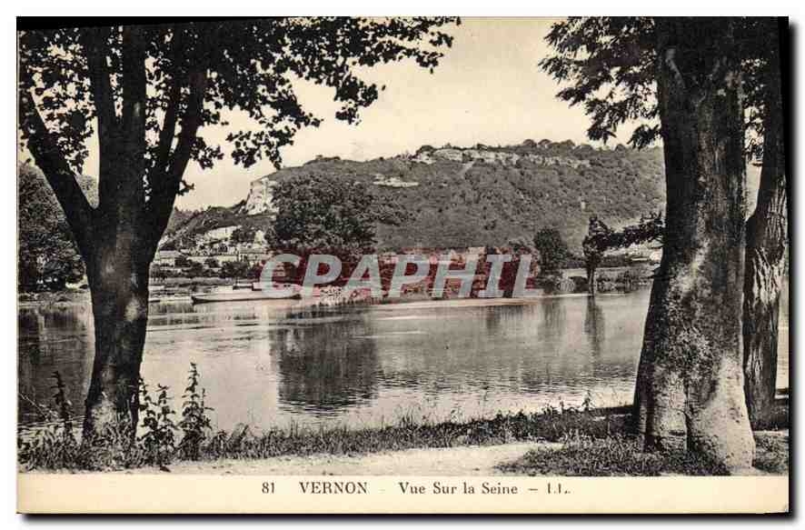 CPA Vernon (Eure) Vue Sur la Seine