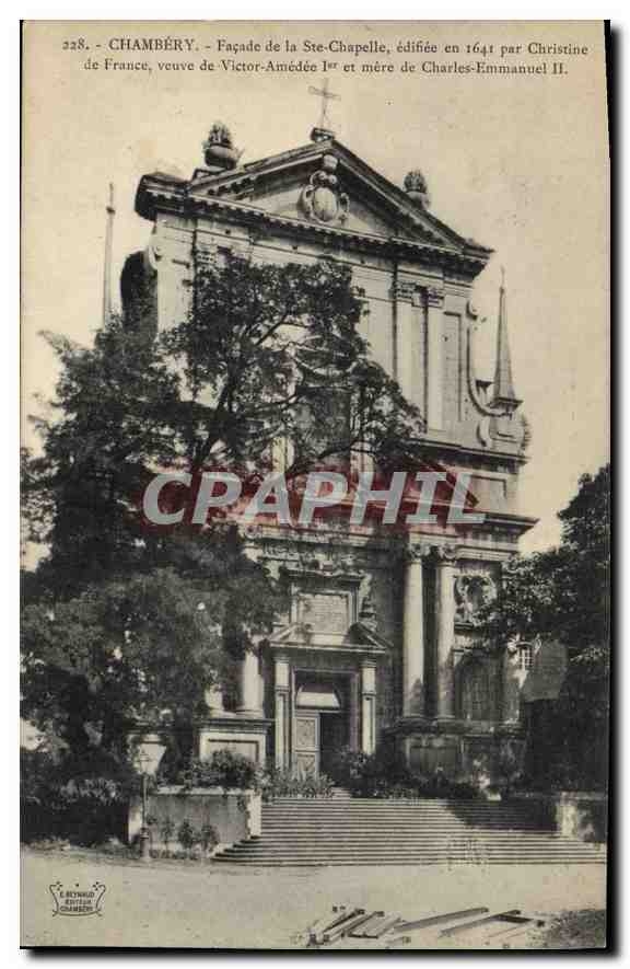 CPA Chambery (Savoie) Facade de la Ste Chapelle