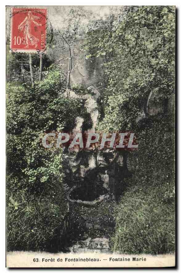 CPA Foret de Fontainebleau Fontaine Marie