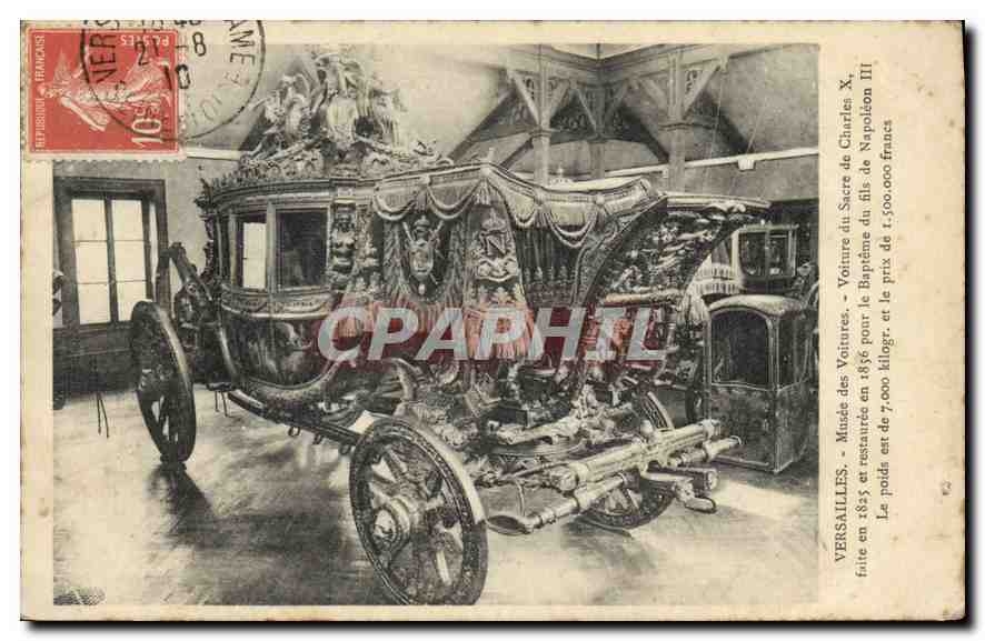 CPA Versailles Musee des Voitures