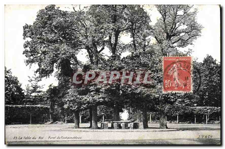 CPA La Table du Roi Foret de Fontainebleau