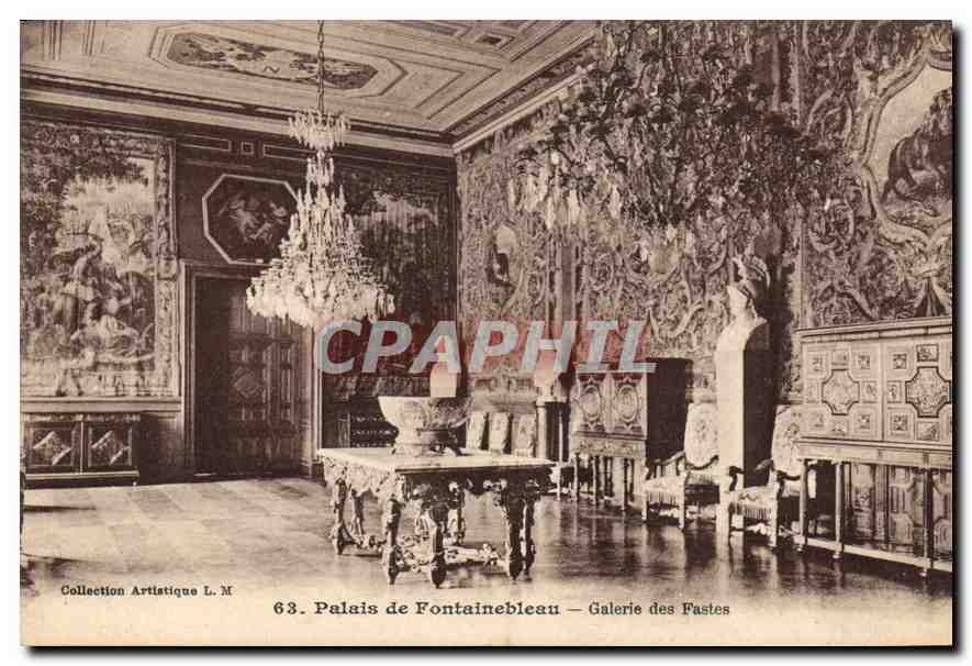 CPA Palais de Fontainebleau Galerie des Fastes