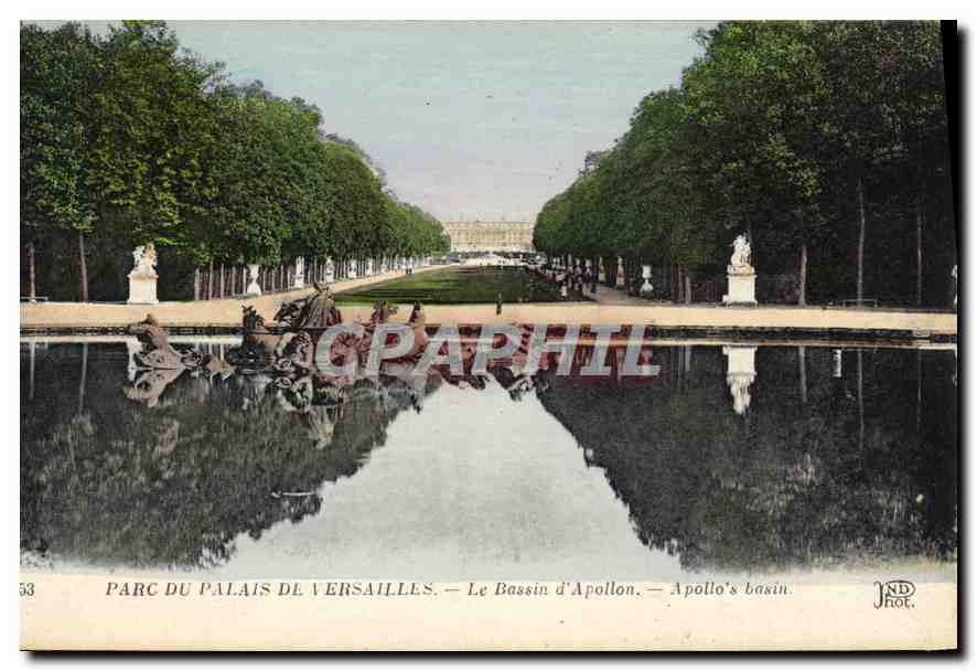 CPA Parc du Palais de Versailles Le Bassin d'Apollon 