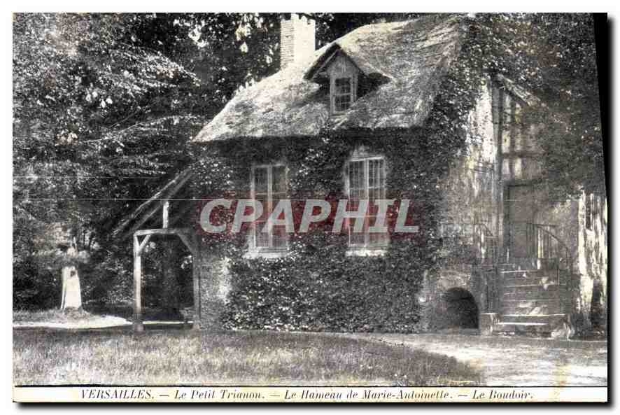 CPA Versailles Le Petit Trianon Le Ilameau de Marie Antoinette Le Boudoir 