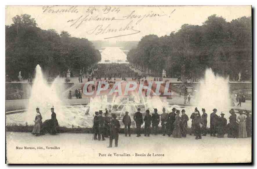 CPA Parc de Versailles Bassin de Latone 