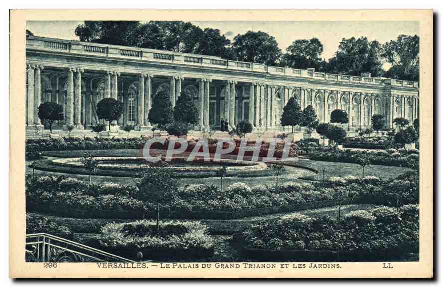 CPA Versailles Le Palais du Grand Trianon et les Jardins 