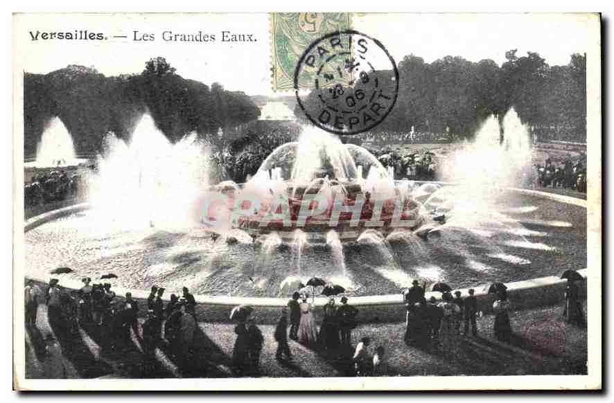 CPA Versailles Les Grandes Eaux 