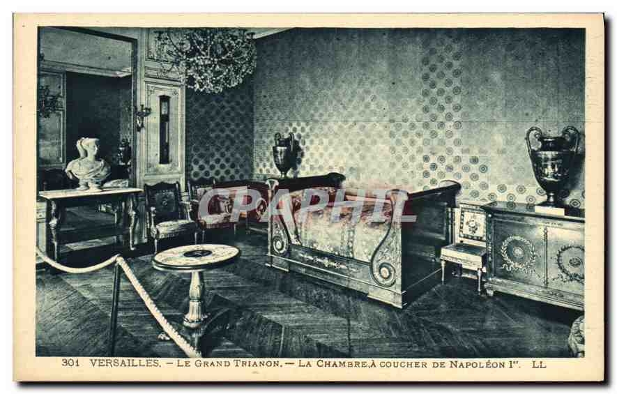 CPA Versailles Le Grand Trianon La Chambre Coucher de Napoleon 