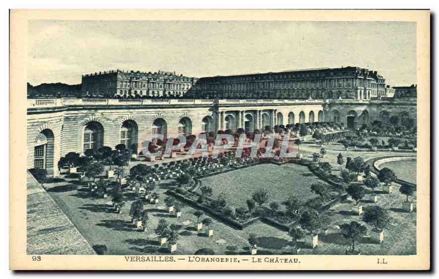 CPA Versailles L'Orangerie Le Chateau 