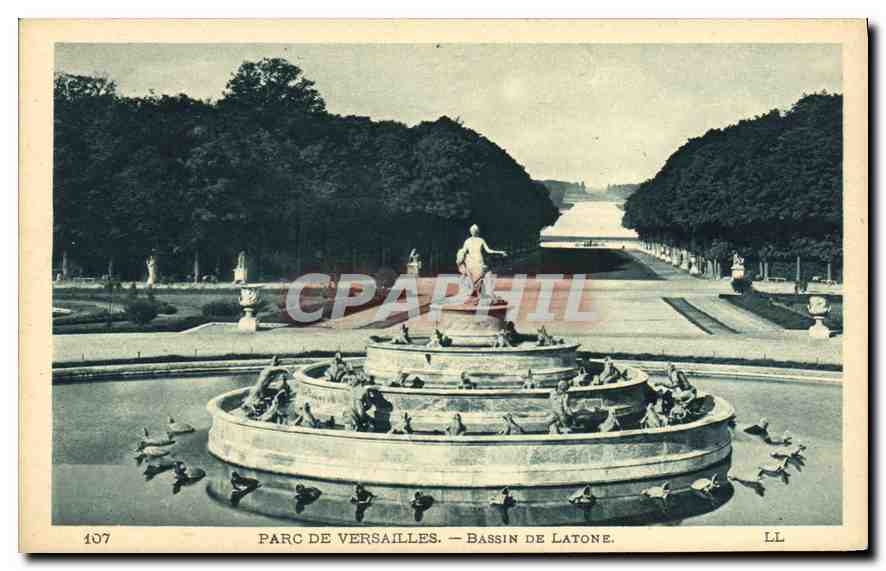 CPA Parc de Versailles Bassin de Latone 