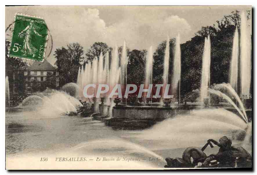CPA Versailles Le Bassin de Neptune 