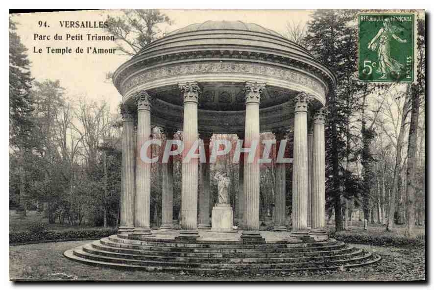 CPA Versailles Parc Petit Trianon Le Temple de l'Amour 