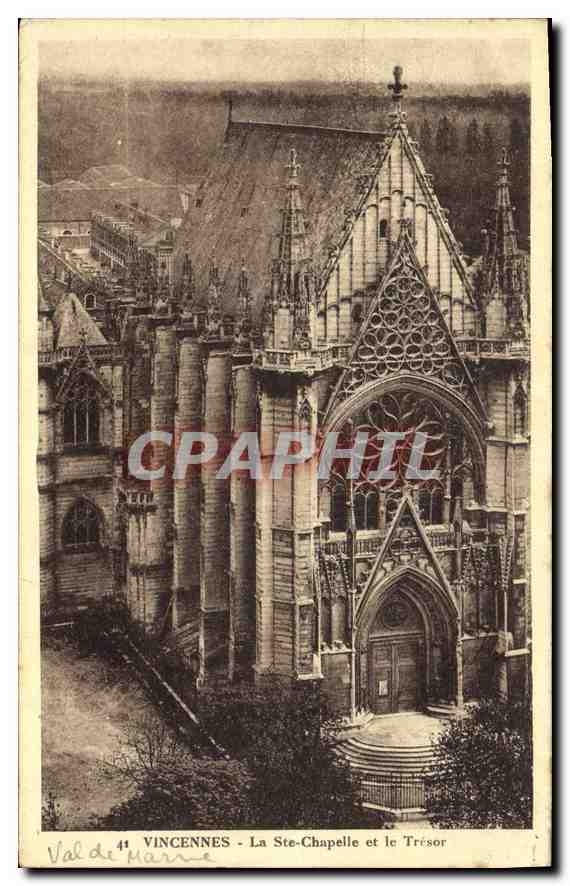 CPA Vincennes La Ste Chapelle et le Trisor